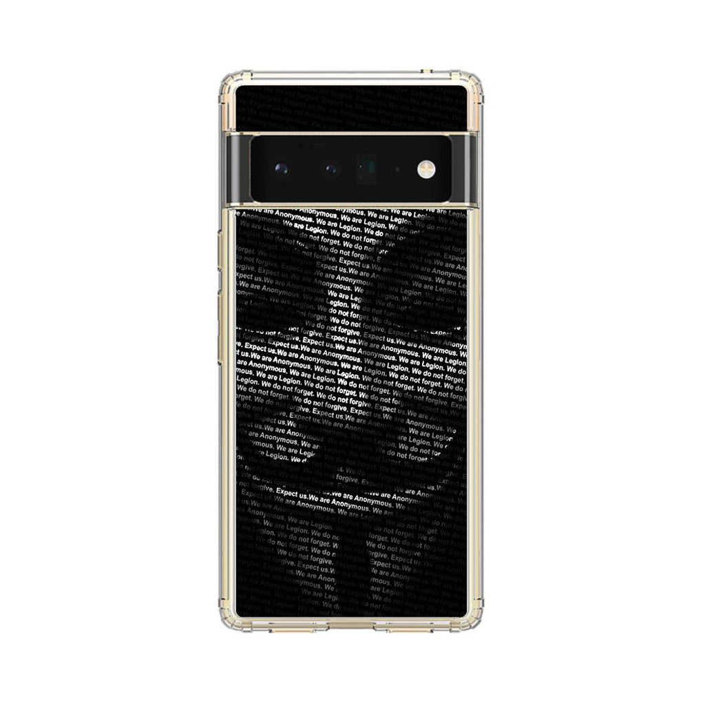 Guy Fawkes Mask Anonymous Google Pixel 6 Pro Case