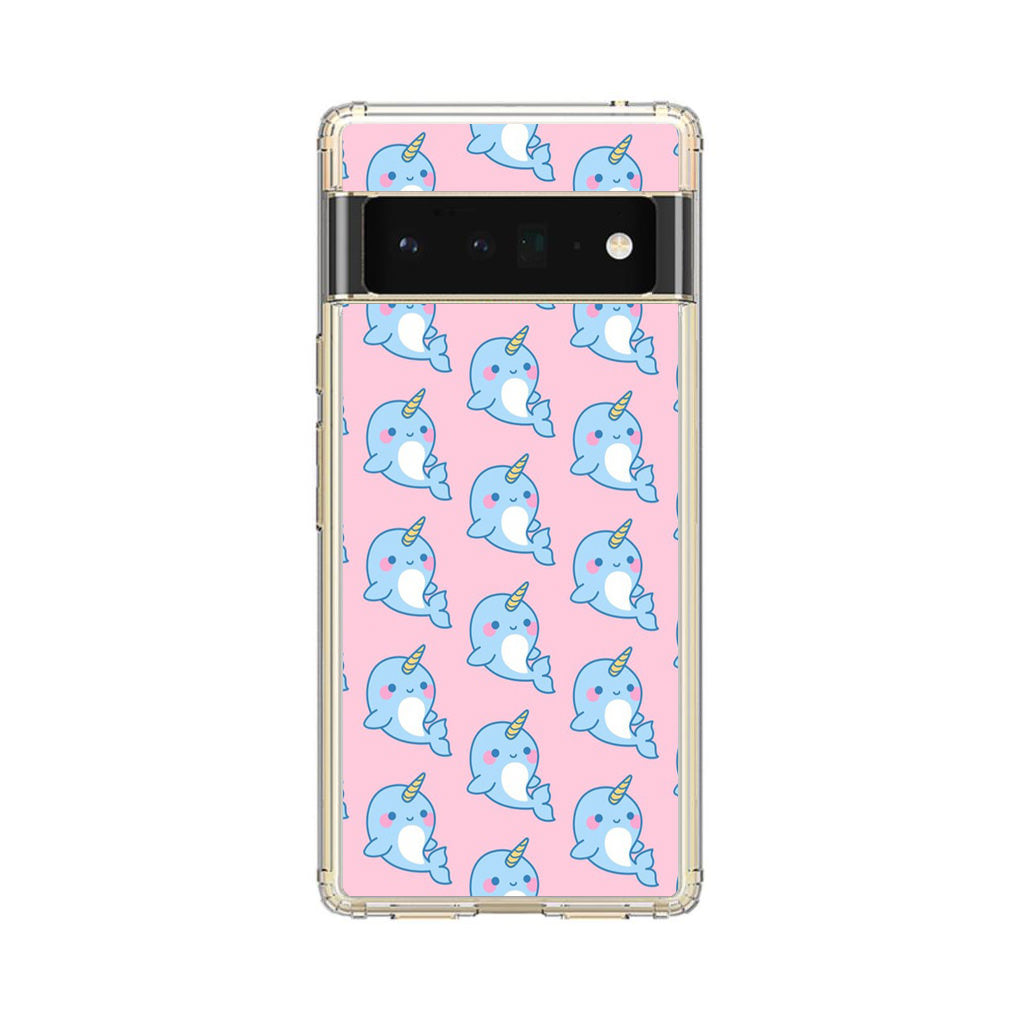 Horned Whales Pattern Google Pixel 6 Pro Case