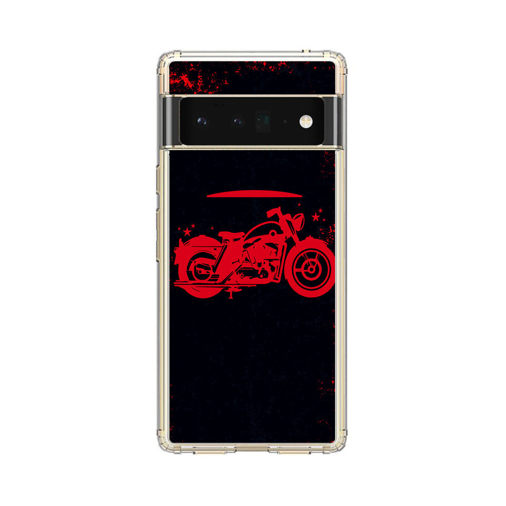 Motorcycle Red Art Google Pixel 6 Pro Case