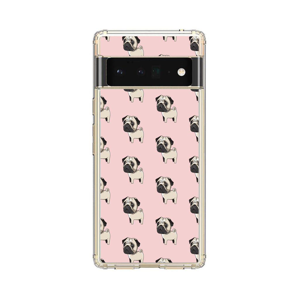 Pugs Pattern Google Pixel 6 Pro Case