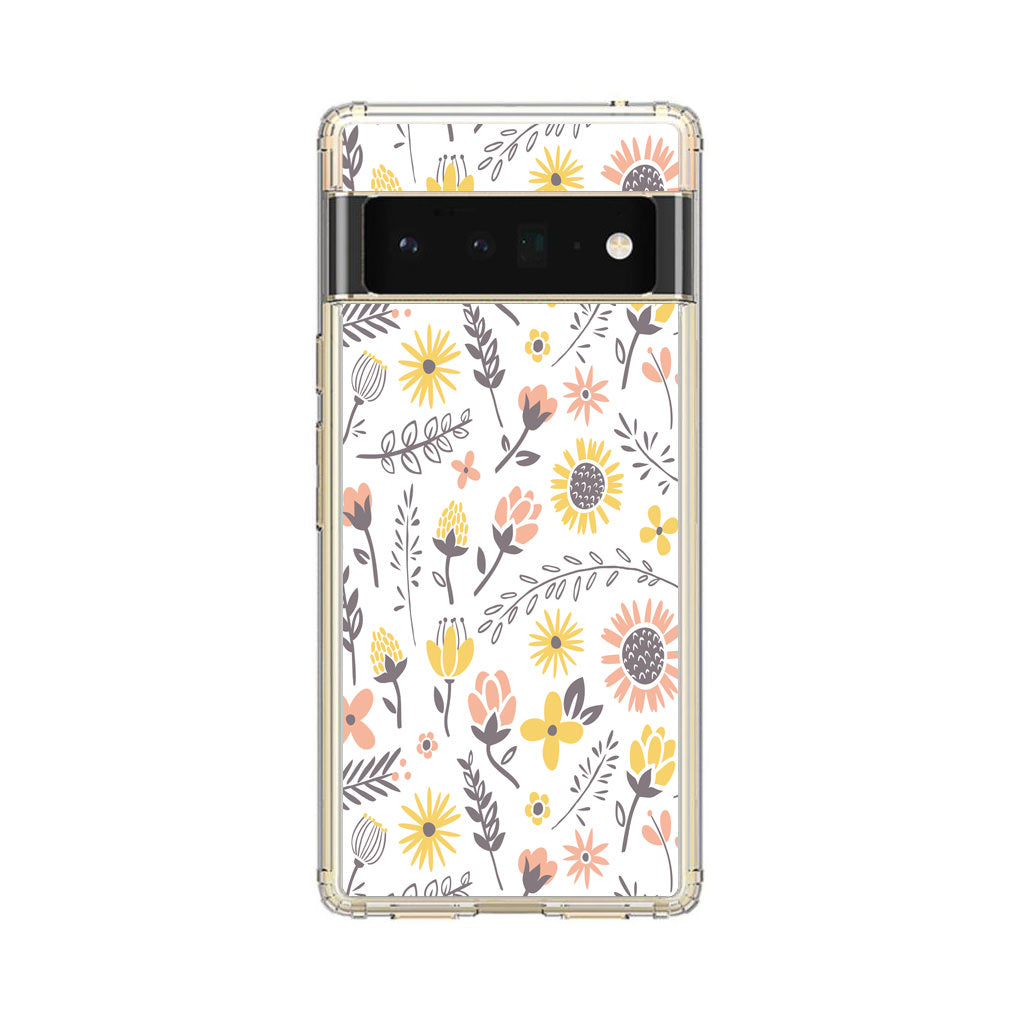 Spring Things Pattern Google Pixel 6 Pro Case