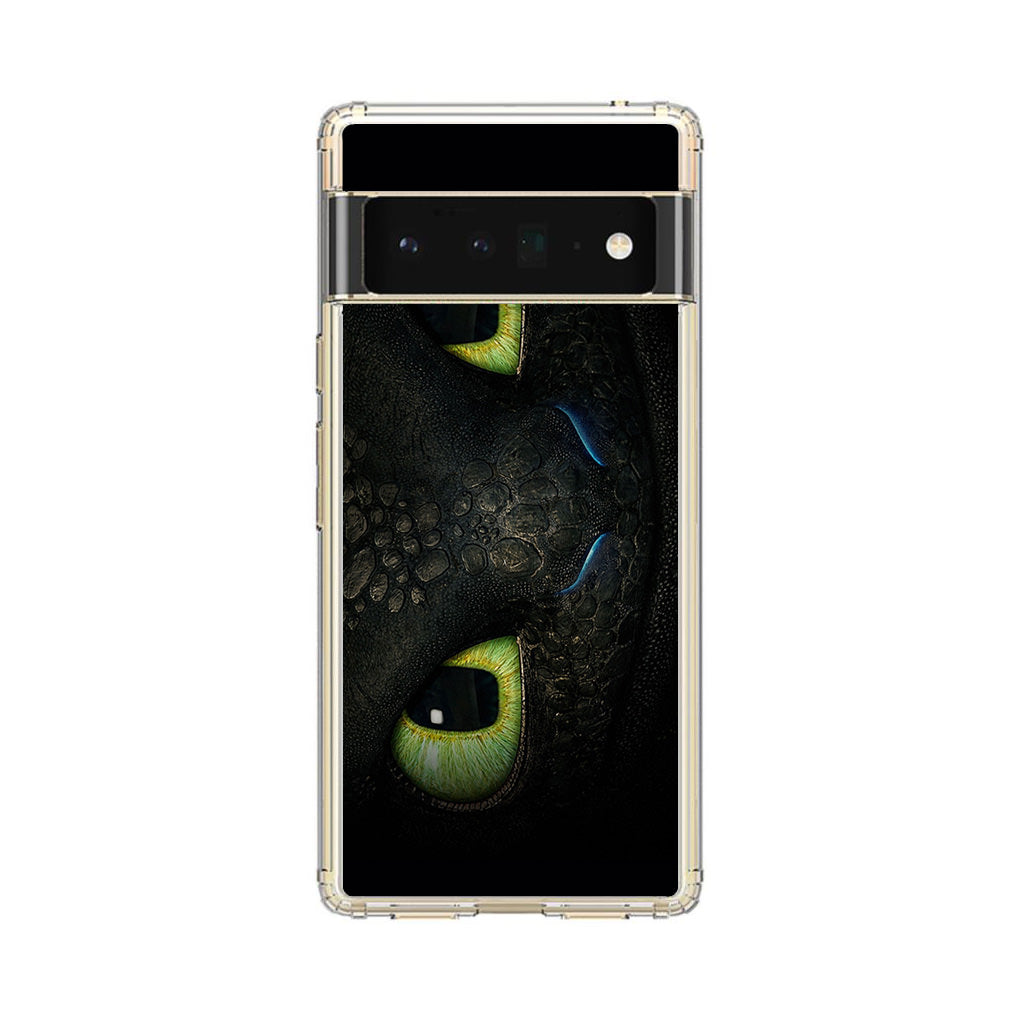 Toothless Dragon Eyes Close Up Google Pixel 6 Pro Case