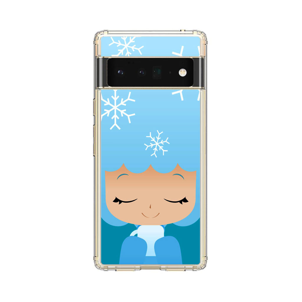 Winter Afro Girl Google Pixel 6 Pro Case