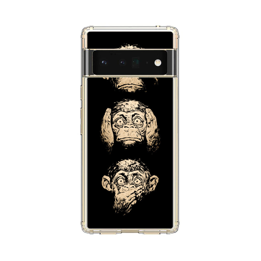 3 Wise Monkey Google Pixel 6 Pro Case