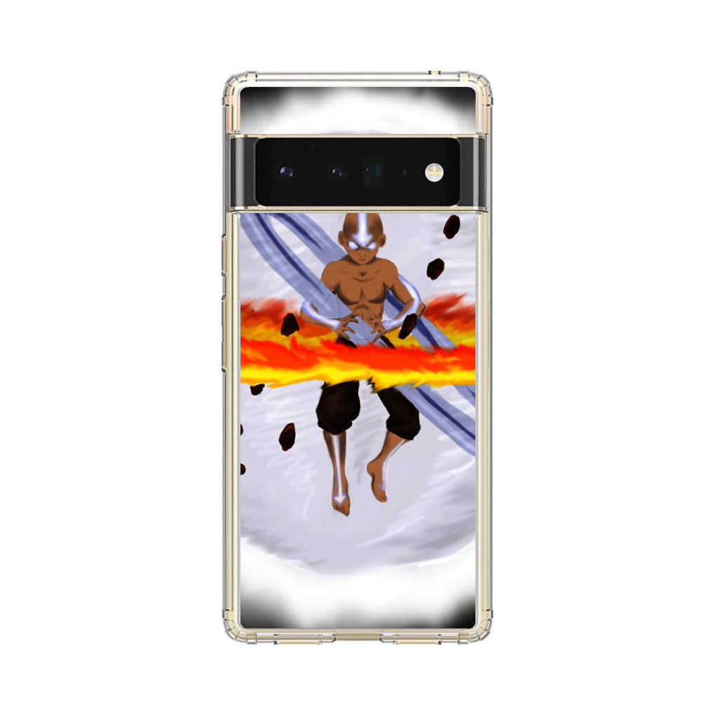 Avatar Aang Controls Four Elements Google Pixel 6 Pro Case