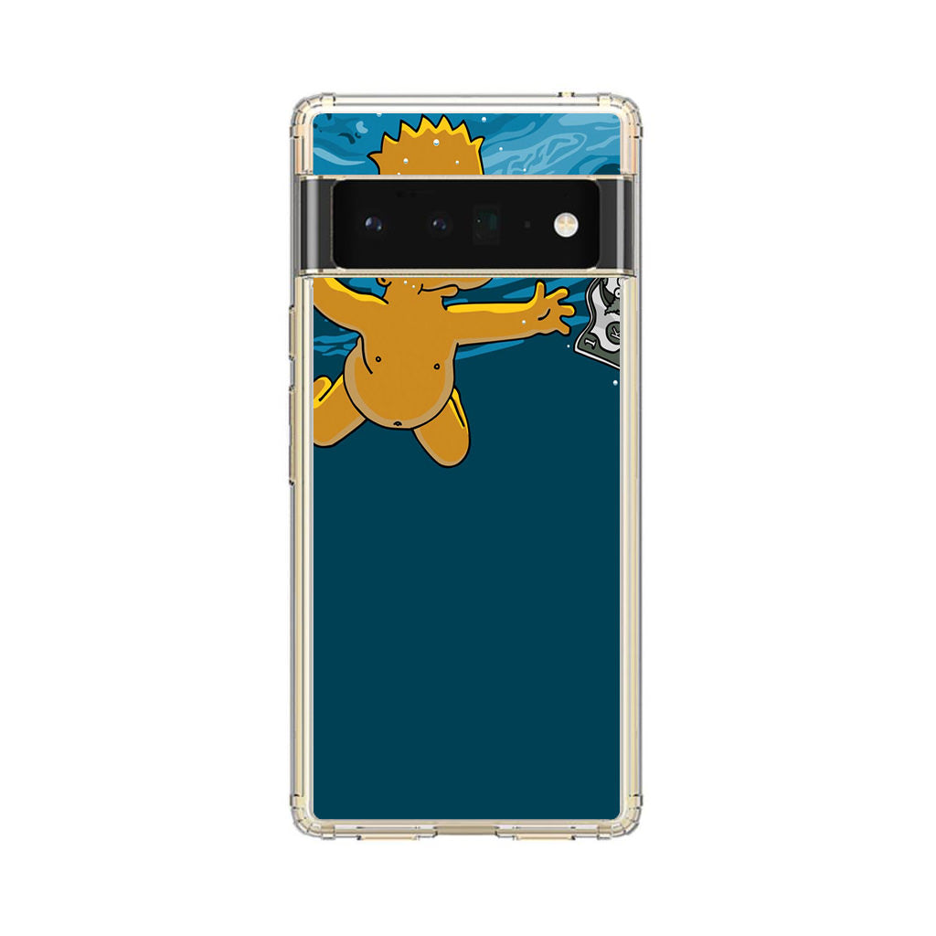 Bart Swimming For Money Google Pixel 6 Pro Case