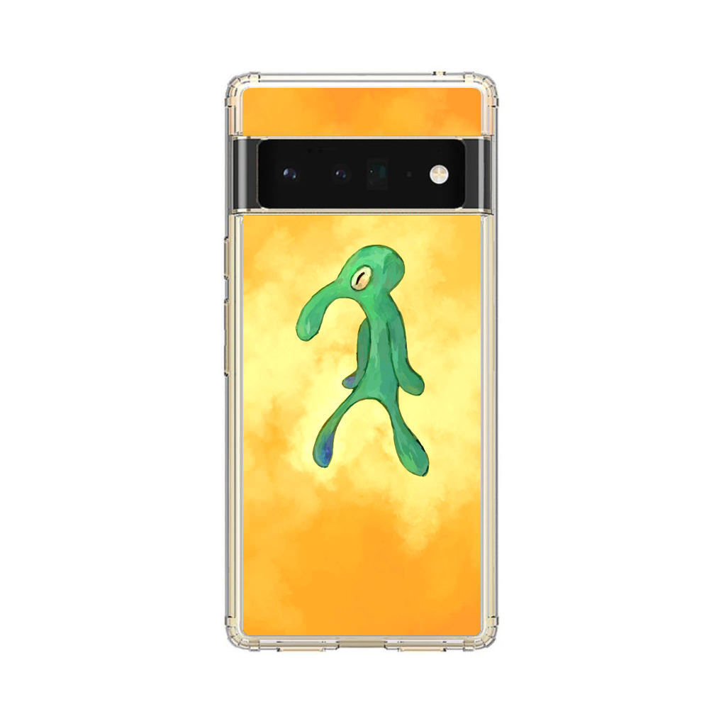 Bold and Brash Squidward Painting Google Pixel 6 Pro Case