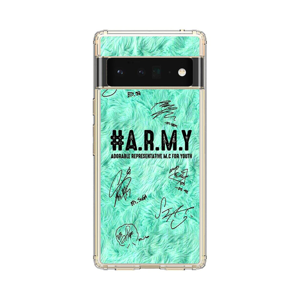 BTS Army Signature Google Pixel 6 Pro Case