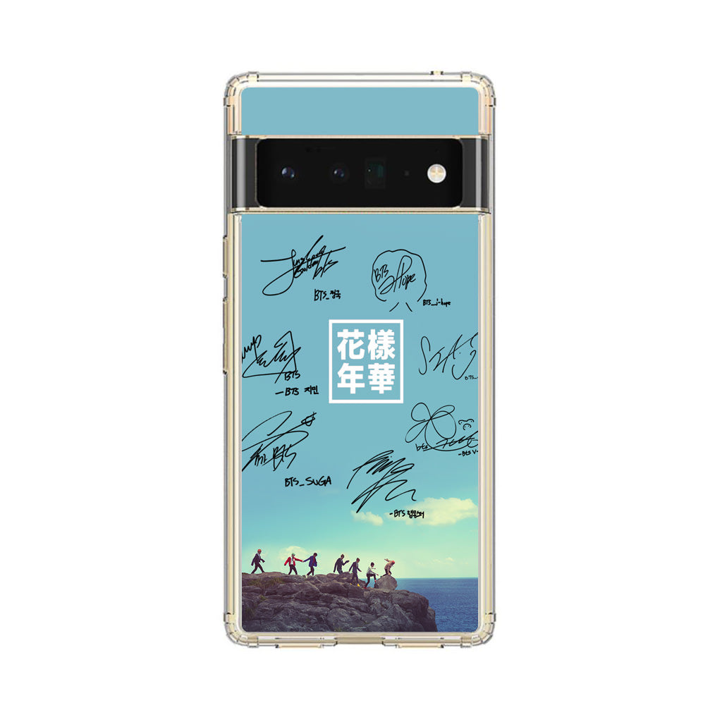 BTS Signature Google Pixel 6 Pro Case