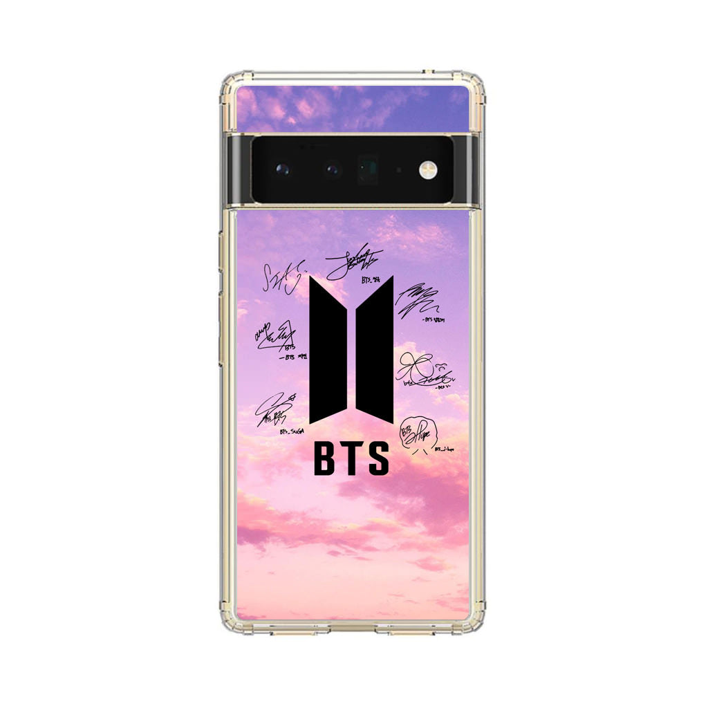 BTS Signature 2 Google Pixel 6 Pro Case