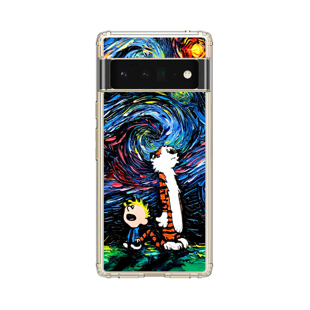 Calvin Art At Starry Night Google Pixel 6 Pro Case