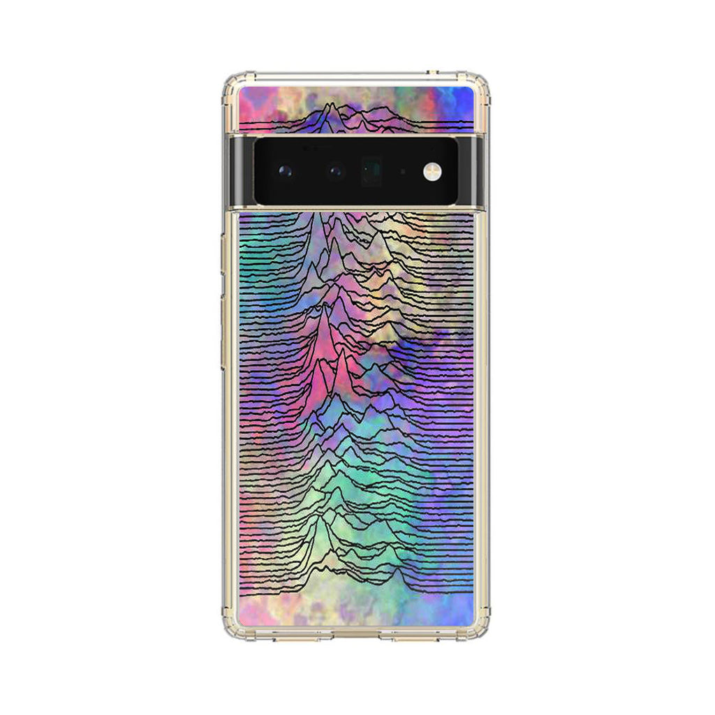 Joy Division Unknown Pleasures Colorful Google Pixel 6 Pro Case