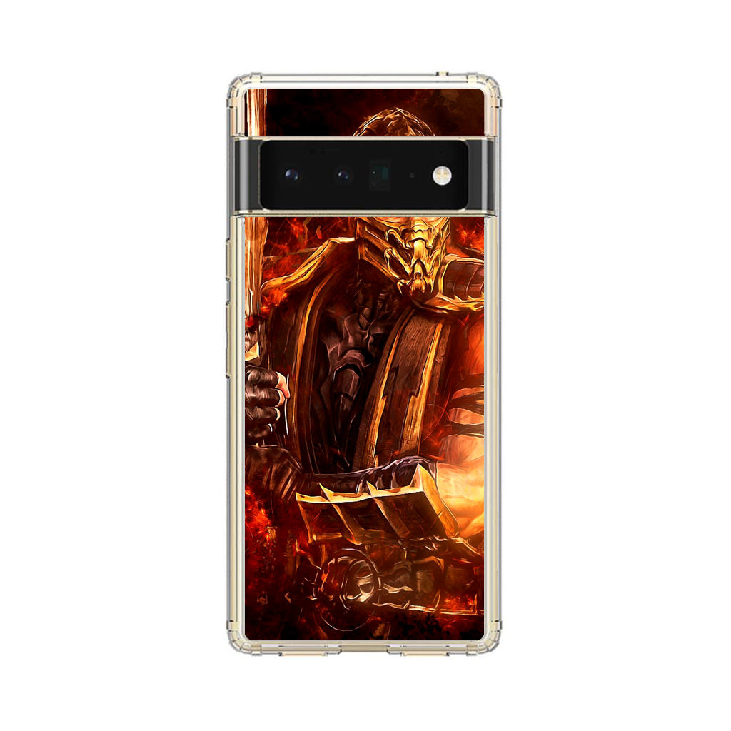 Mortal Kombat Scorpion Google Pixel 6 Pro Case