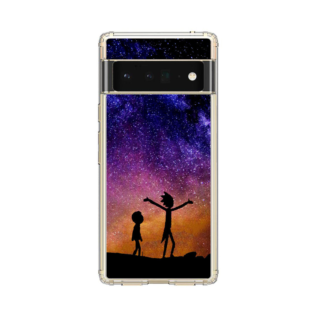 Morty Space Nebula Google Pixel 6 Pro Case