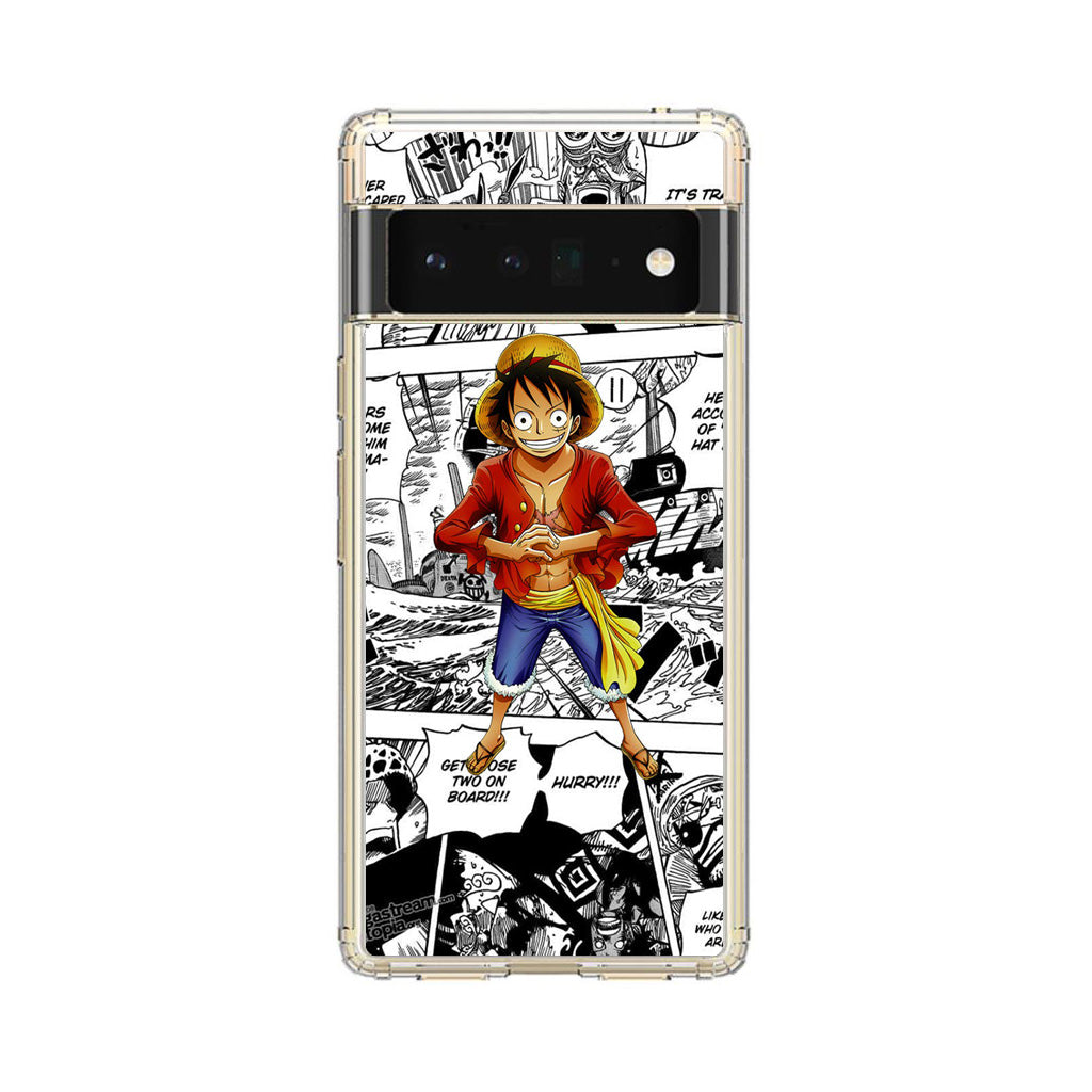 One Piece Luffy Comics Google Pixel 6 Pro Case