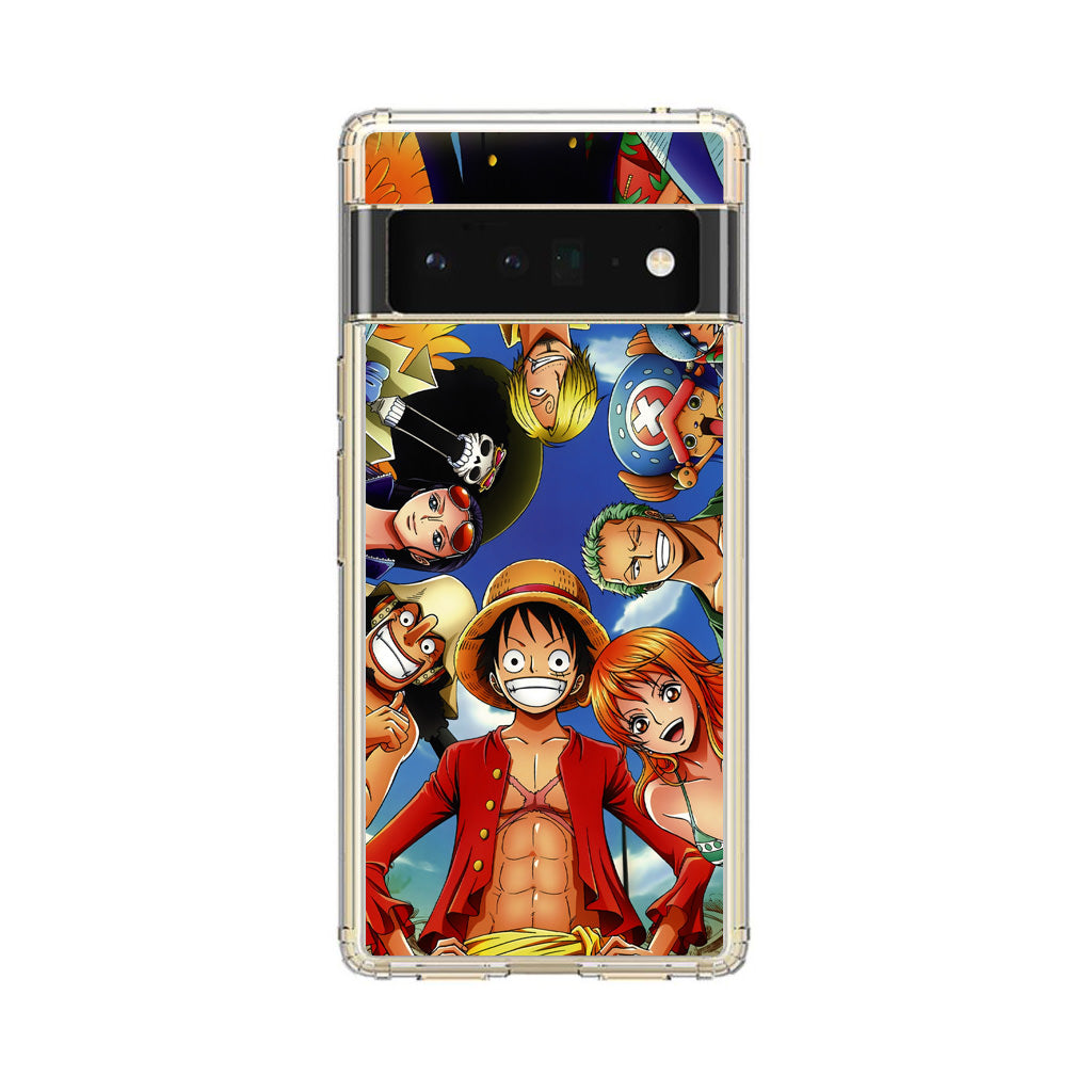 One Piece Luffy Crew Google Pixel 6 Pro Case