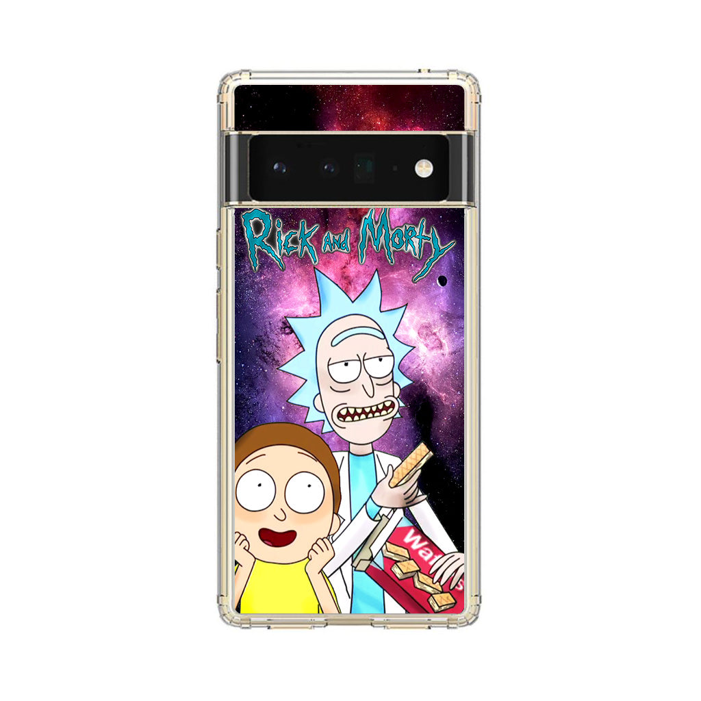 Rick And Morty Nebula Space Google Pixel 6 Pro Case