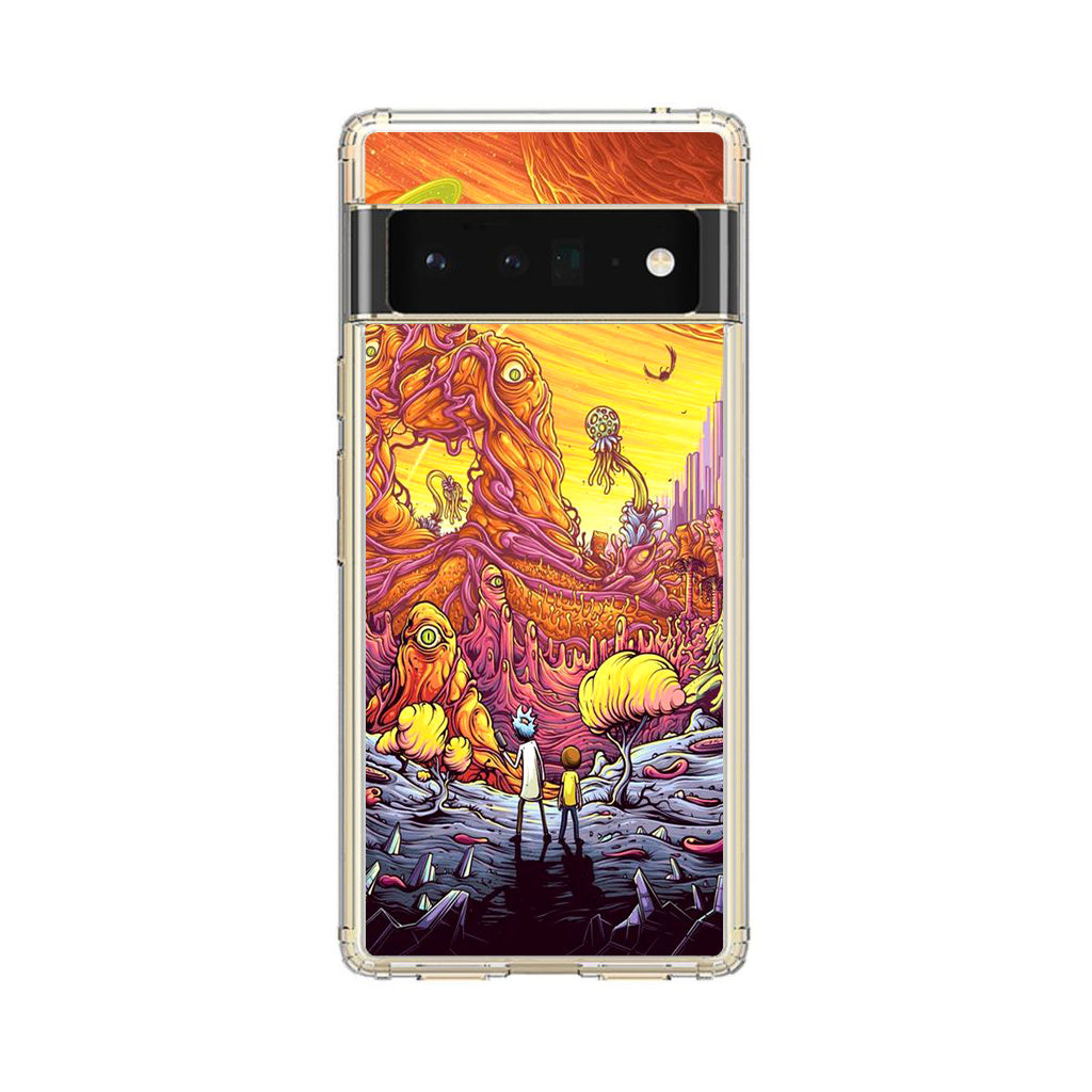 Rick And Morty Alien Planet Google Pixel 6 Pro Case