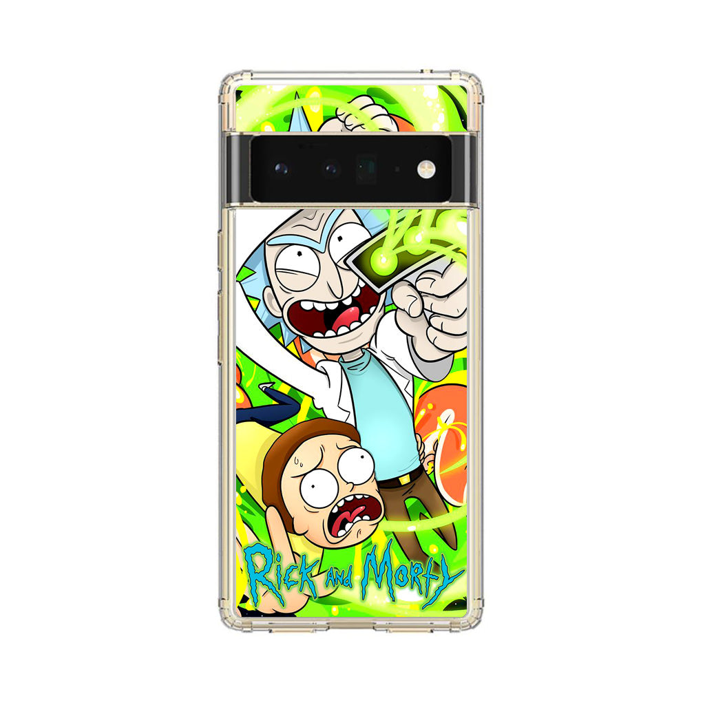 Rick And Morty Shoot Portal Gun Google Pixel 6 Pro Case