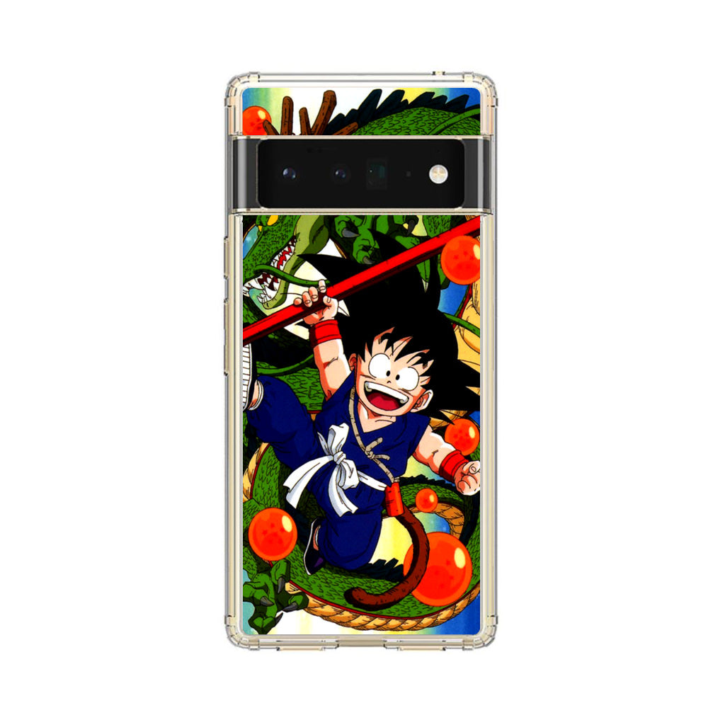 Shenlong And Little Goku Dragon Ball Google Pixel 6 Pro Case