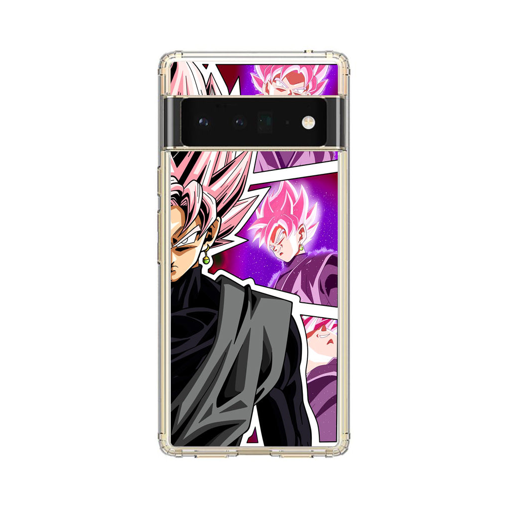 Super Goku Black Rose Collage Google Pixel 6 Pro Case