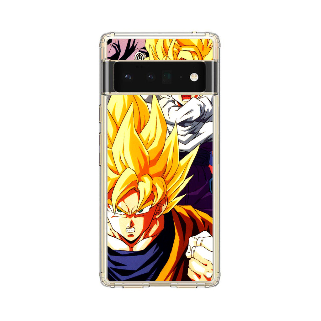 Super Saiyan Goku And Gohan Google Pixel 6 Pro Case