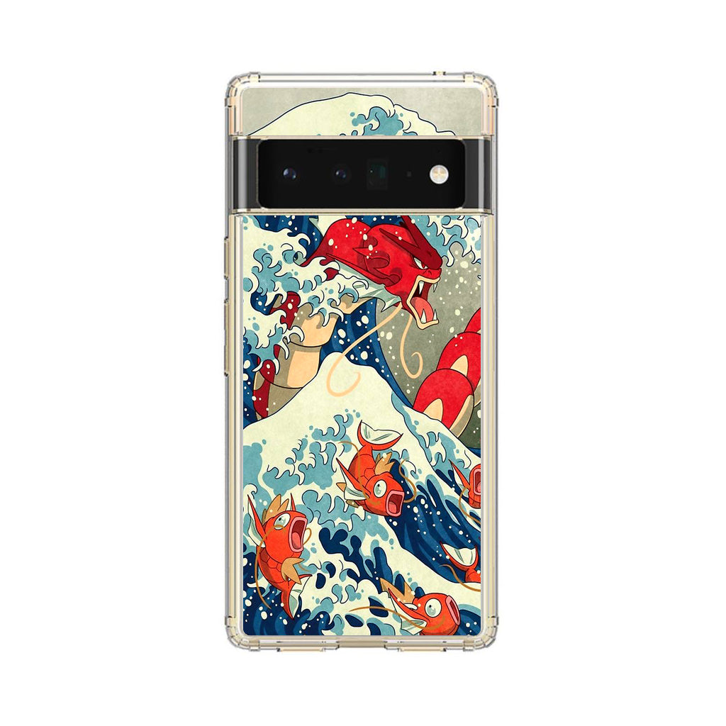 The Great Wave Of Gyarados Google Pixel 6 Pro Case