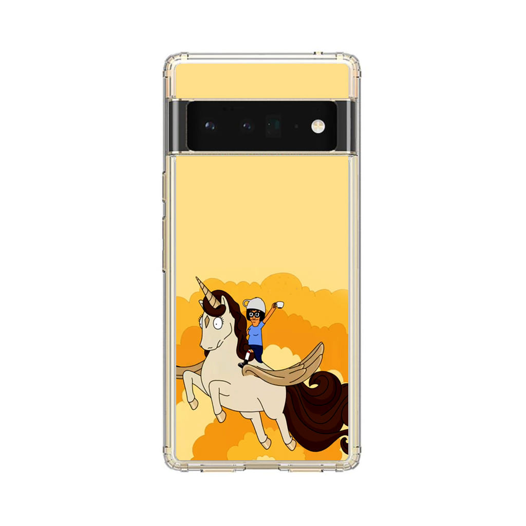 Tina Belcher And Unicorn Google Pixel 6 Pro Case