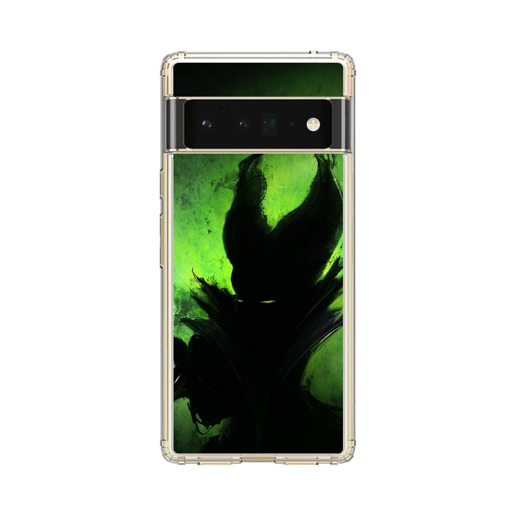 Villains Maleficent Silhouette Google Pixel 6 Pro Case