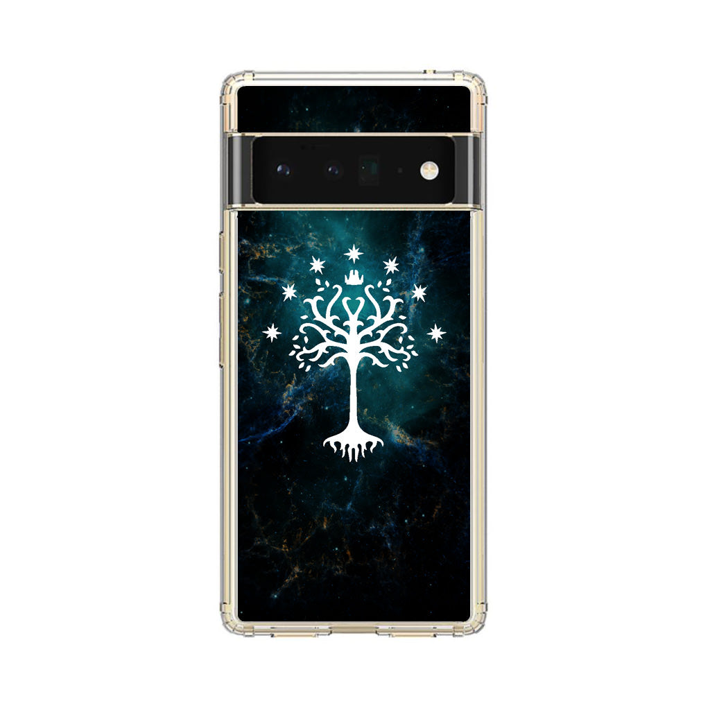 White Tree Of Gondor In Space Nebula Google Pixel 6 Pro Case