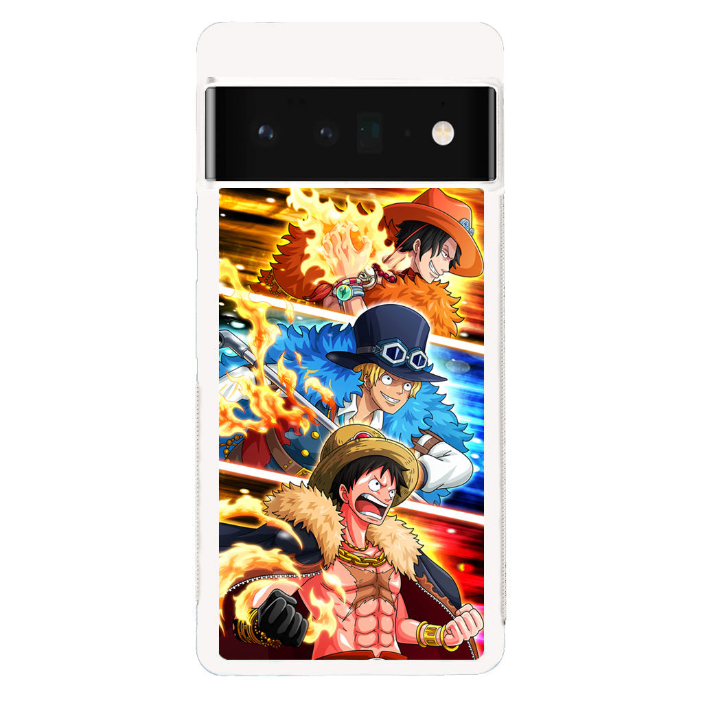 Ace Sabo Luffy Google Pixel 6 Pro Case