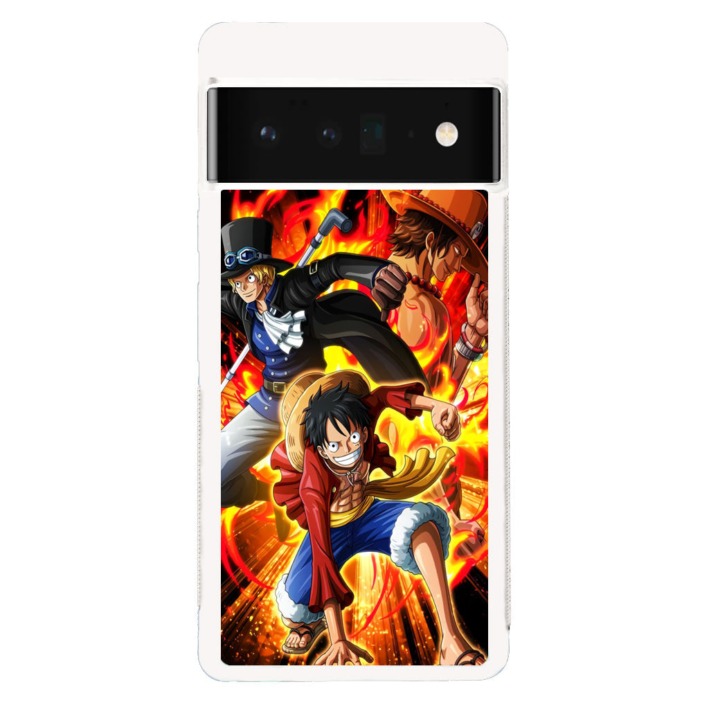 Ace Sabo Luffy Brotherhood Google Pixel 6 Pro Case