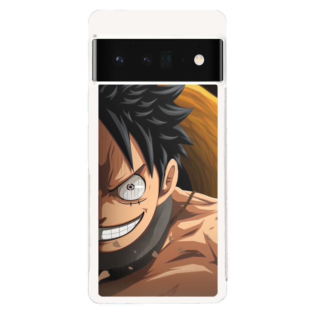 Luffy Half Smile Google Pixel 6 Pro Case