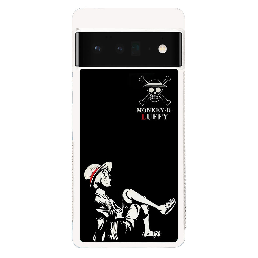 Monkey D Luffy Black And White Google Pixel 6 Pro Case