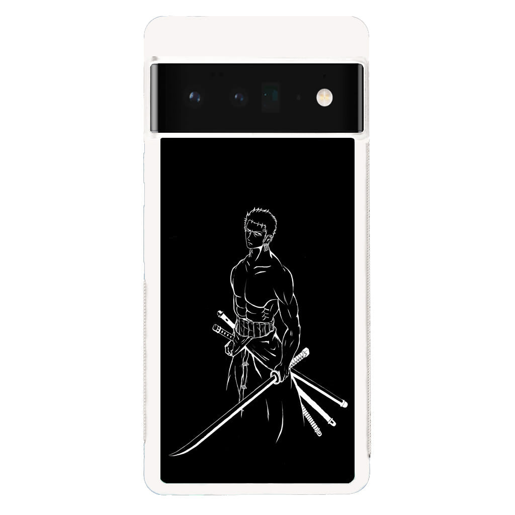 Roronoa Zoro Outlines Google Pixel 6 Pro Case