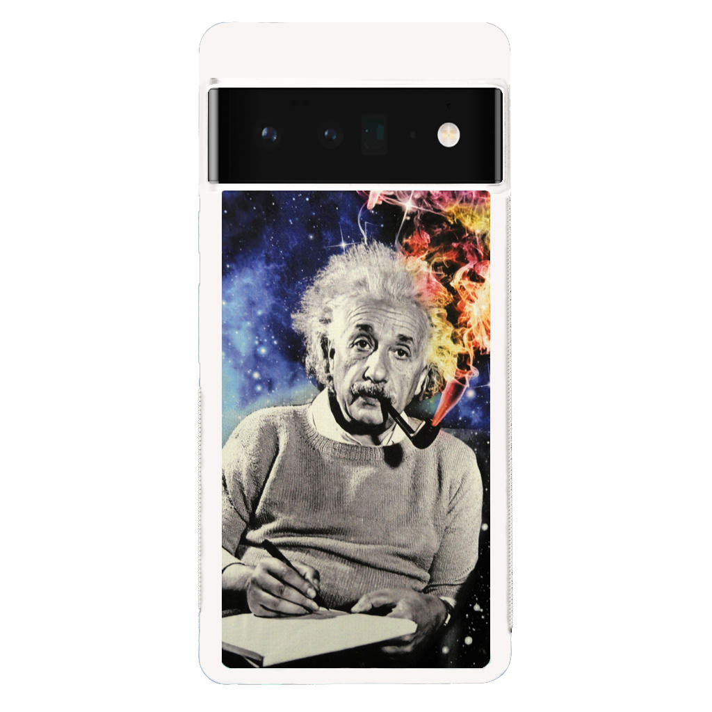 Albert Einstein Smoking Google Pixel 6 Pro Case