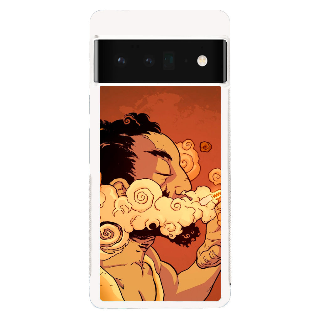 Artistic Psychedelic Smoke Google Pixel 6 Pro Case