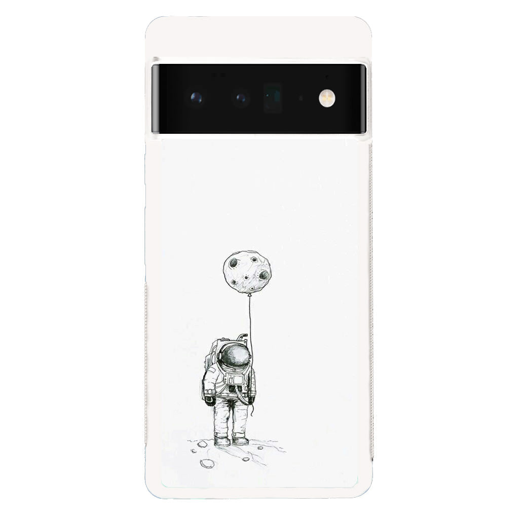 Astronaut Moon Balloon Google Pixel 6 Pro Case