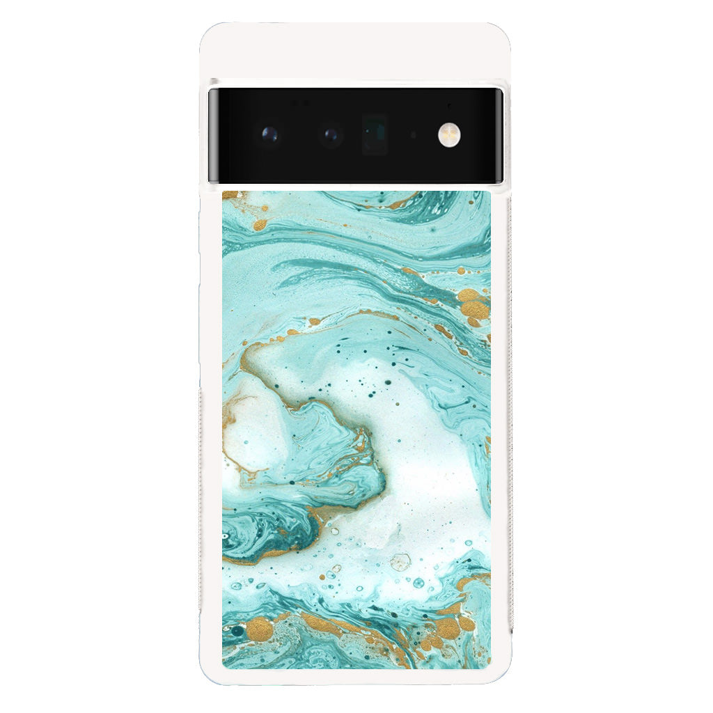 Azure Water Glitter Google Pixel 6 Pro Case