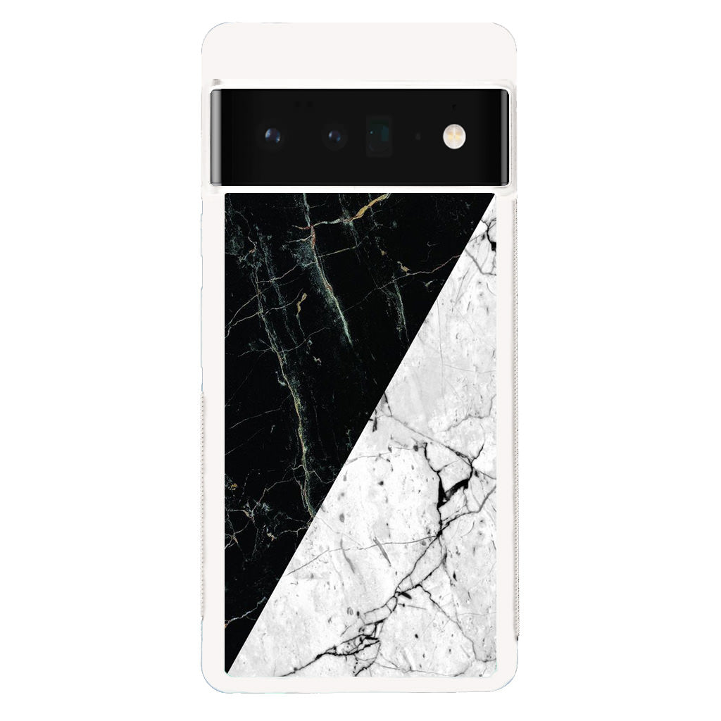 B&W Marble Google Pixel 6 Pro Case