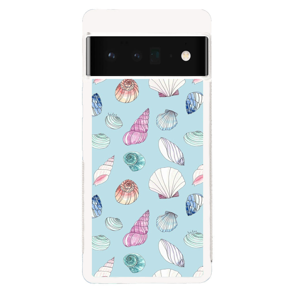 Beach Shells Pattern Google Pixel 6 Pro Case