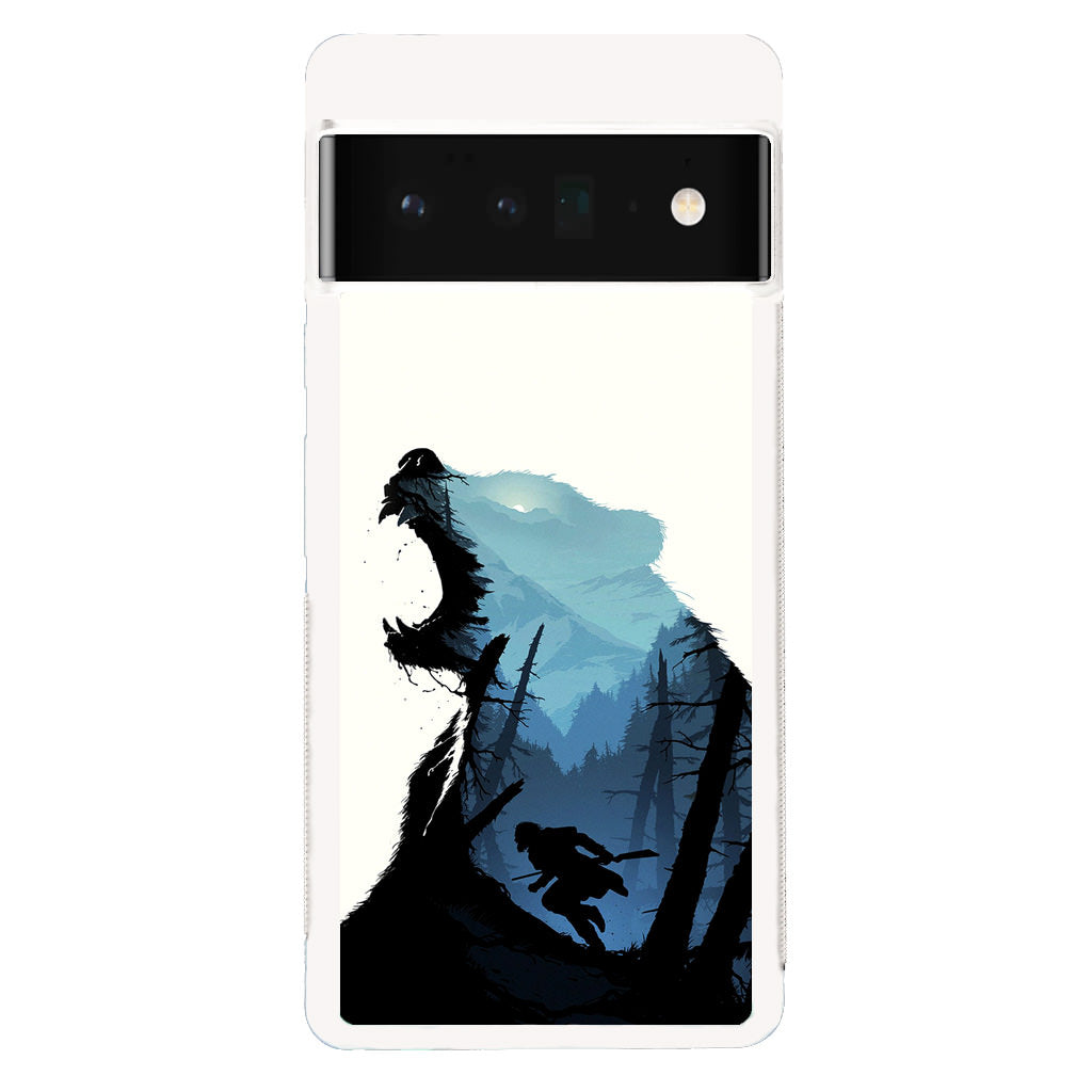 Bear Hunter Art Google Pixel 6 Pro Case