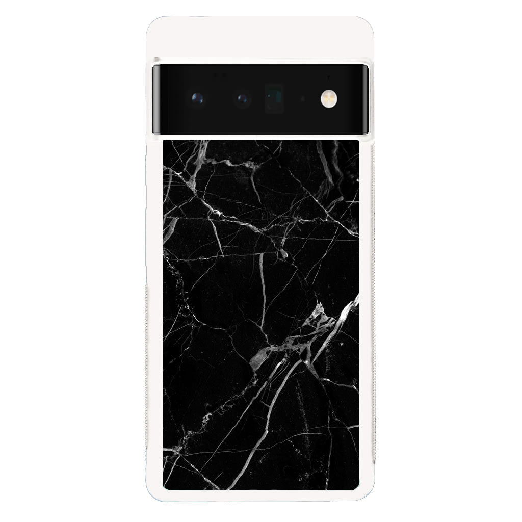 Black Marble Google Pixel 6 Pro Case