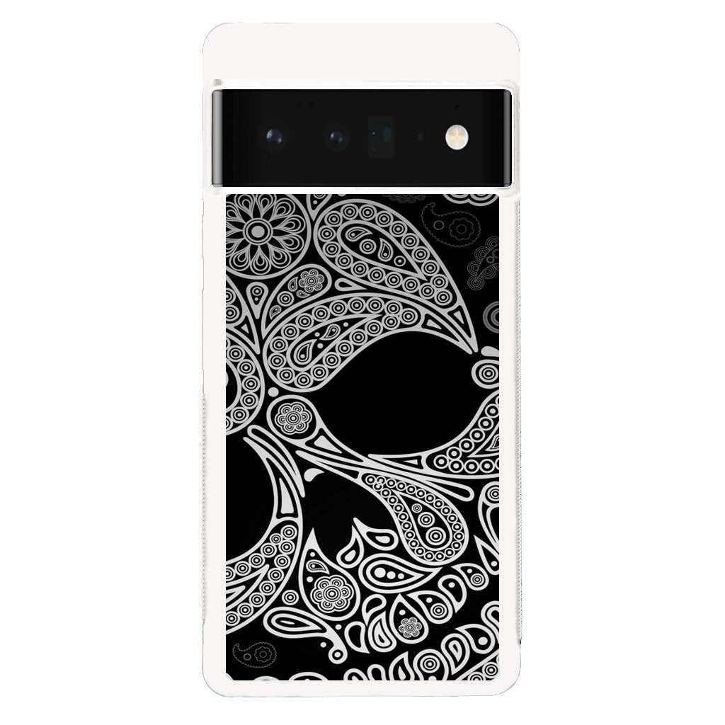 Black Skull Google Pixel 6 Pro Case