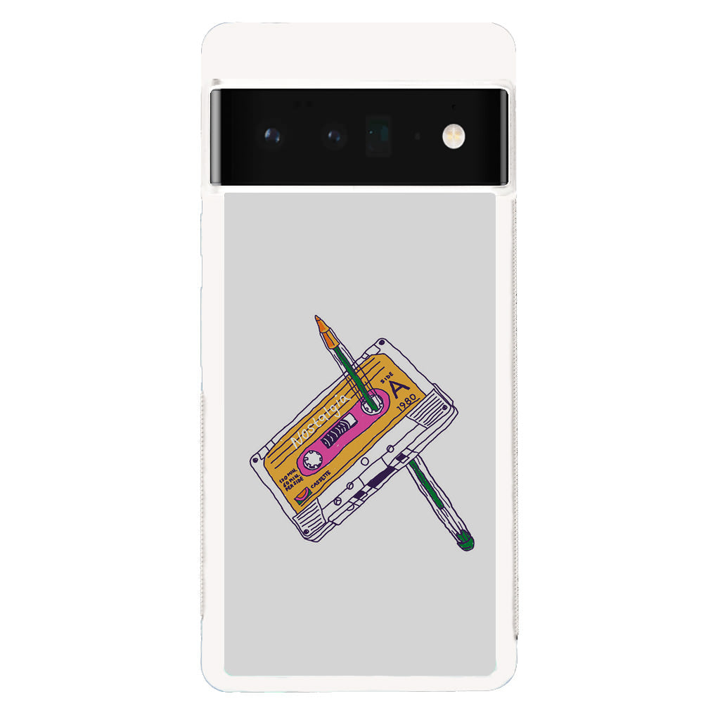 Cassete Tape Old Google Pixel 6 Pro Case