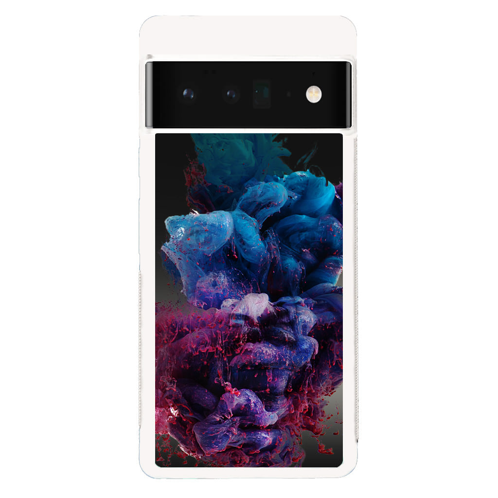 Colorful Dust Art on Black Google Pixel 6 Pro Case