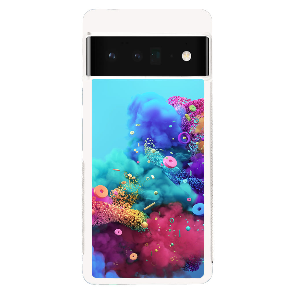 Colorful Smoke Boom Google Pixel 6 Pro Case