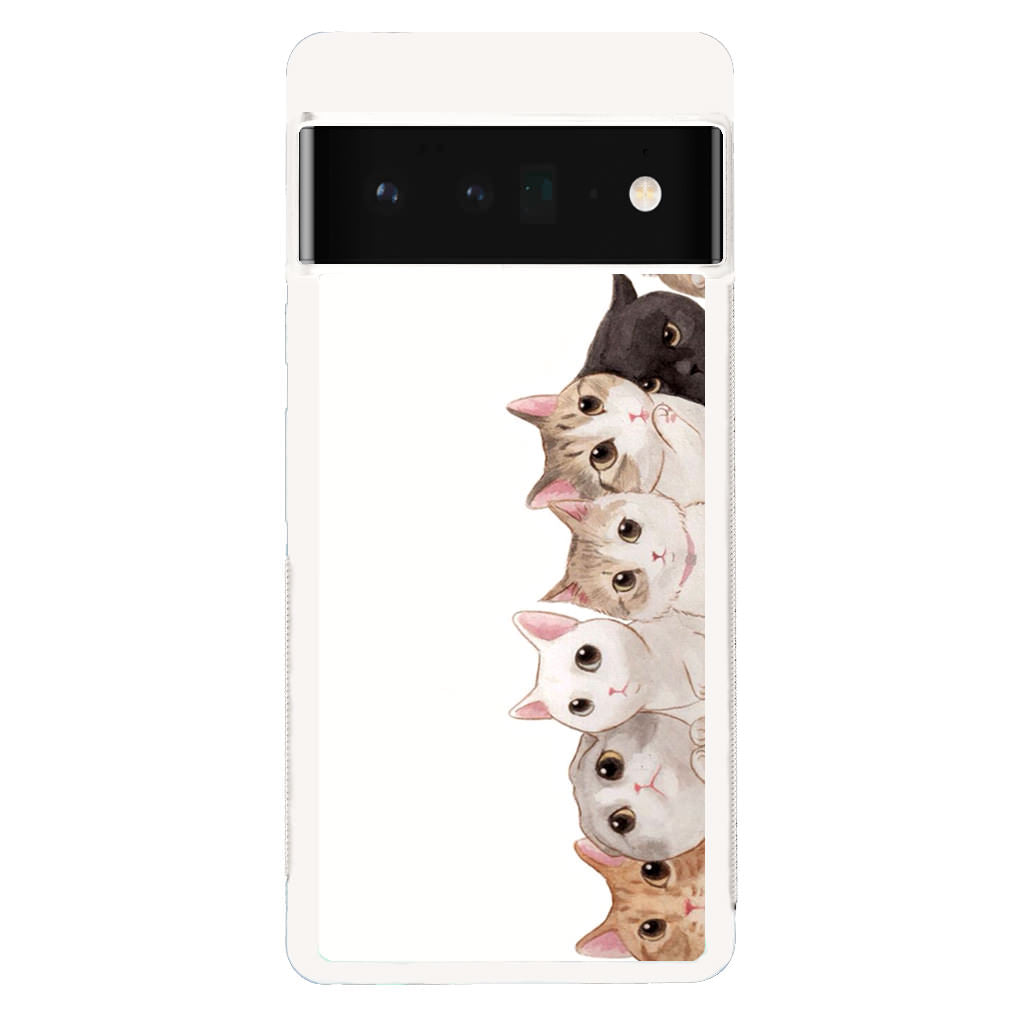 Cute Cats Vertical Google Pixel 6 Pro Case