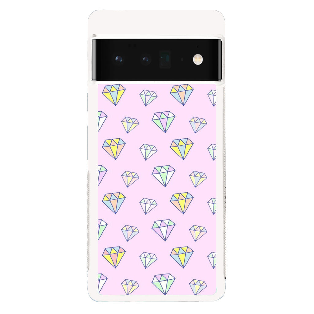 Diamonds Pattern Google Pixel 6 Pro Case