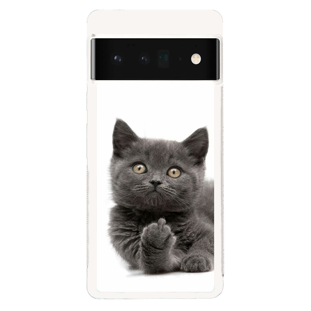 Finger British Shorthair Cat Google Pixel 6 Pro Case